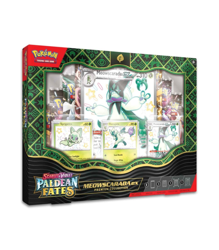 Pokemon Paldean Fates Meowscarada ex Premium Collection Foto 1 1