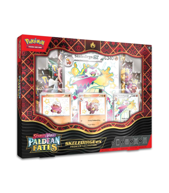 Pokemon Paldean Fates Skeledirge ex Premium Collection Foto 1