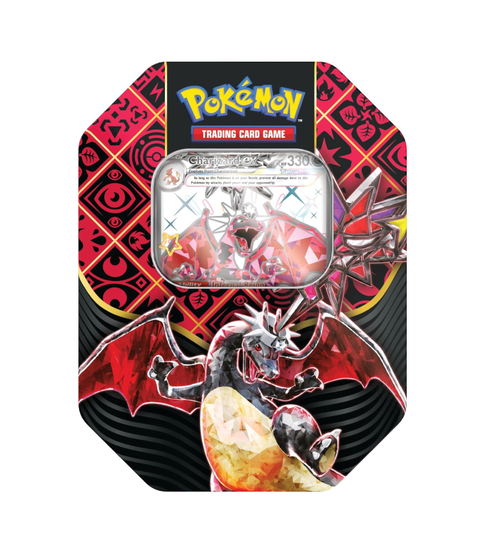 Pokemon Paldean Fates Tin Shiny Charizard ex Foto 1