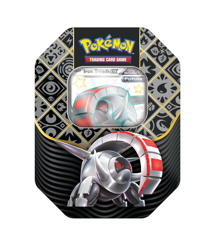 Pokemon Paldean Fates Tin Shiny Iron Treads ex Foto 1