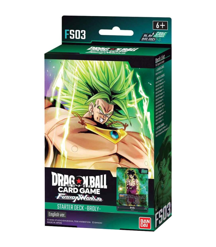 Broly Starter Deck Fusion World Dragon Ball Super Card Game Foto 1