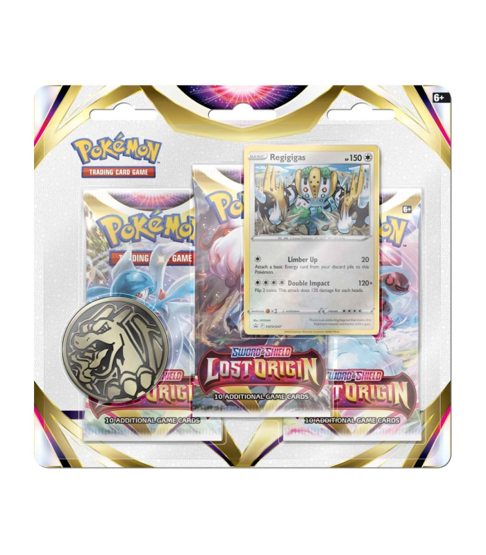 Pokemon Lost Origin 3 pack Blister Regigigas Foto 1