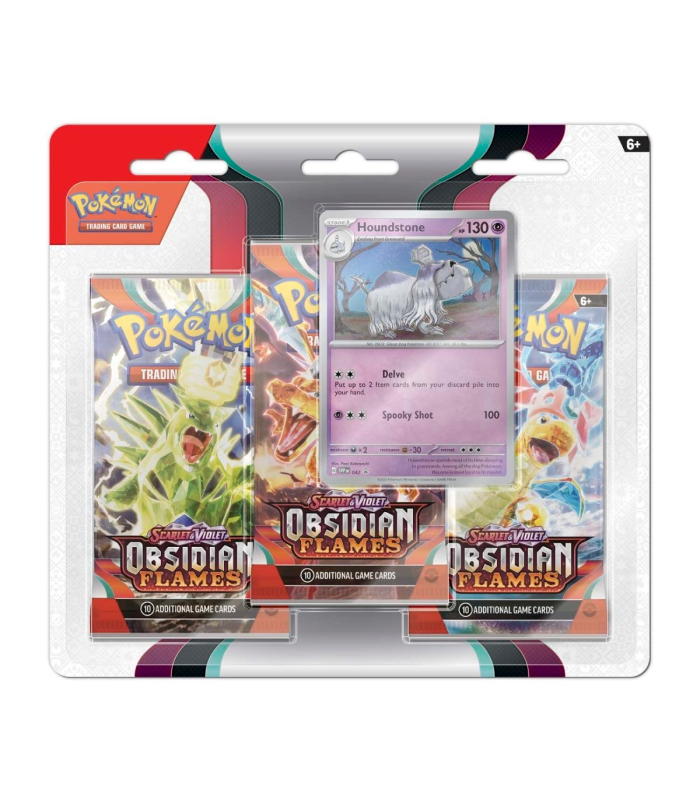 Pokemon Obsidian Flames 3 pack Blister Greavard Foto 1