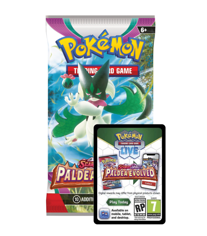 Pokemon Paldea Evolved Boosterpack Foto 2