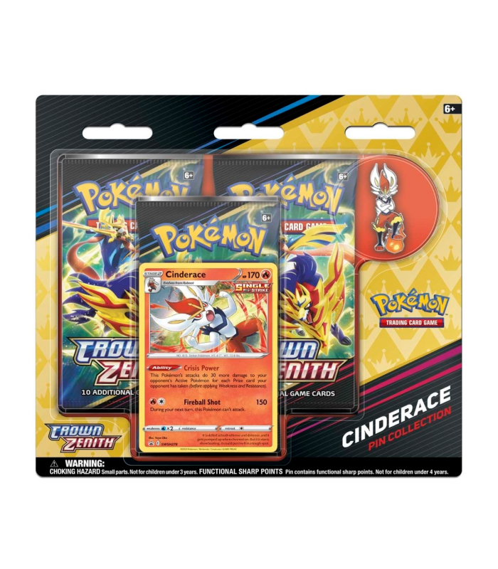 Pokemon TCG  Crown Zenith Pin Collection Cinderace Foto 1