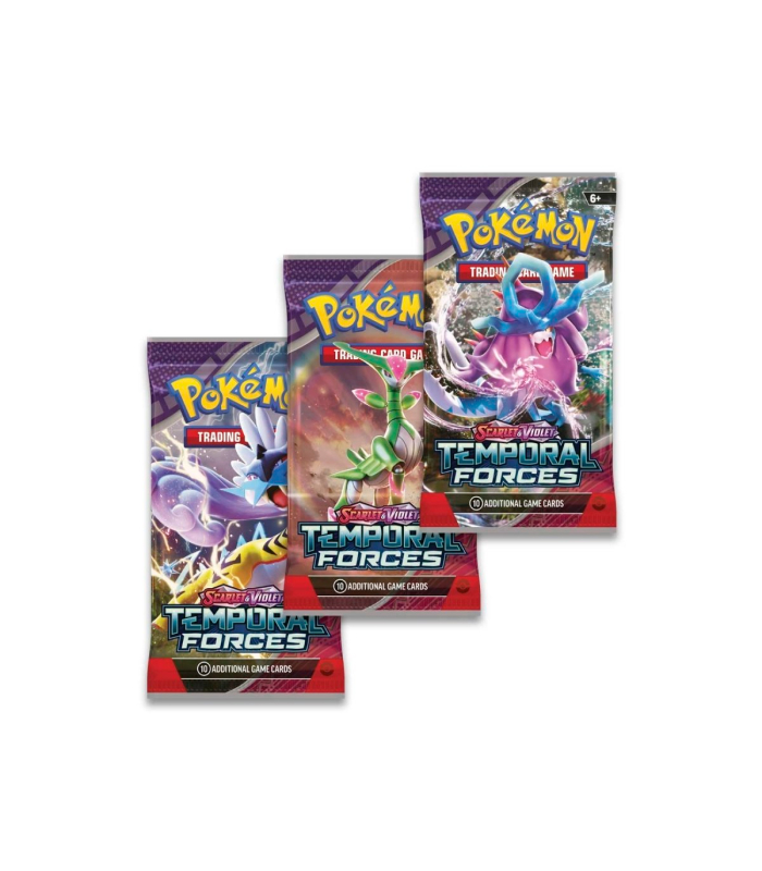 Pokemon Temporal Forces 3 pack Blister Cyclizar Foto 2
