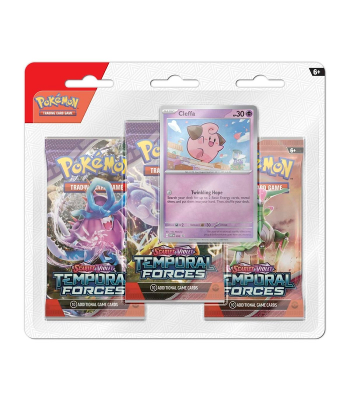 Pokemon Temporal Forces 3 pack Blister Cyclizar Foto 4