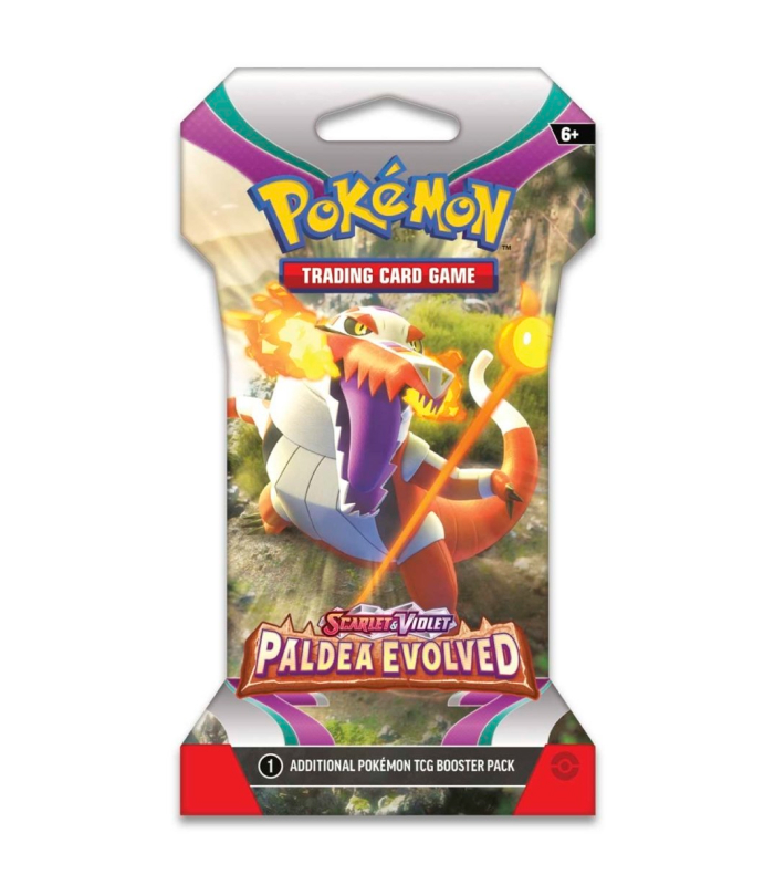 Pokemon Paldea Evolved Sleeved Boosterpack Foto 1