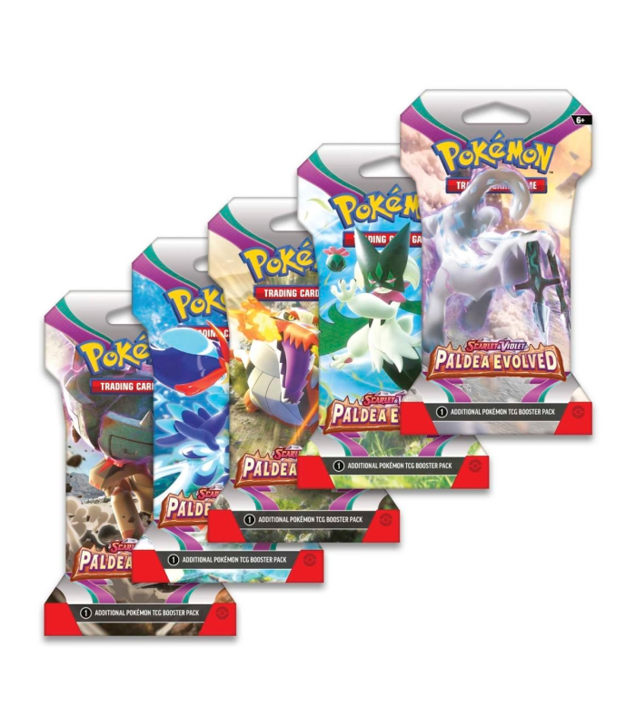 Pokemon Paldea Evolved Sleeved Boosterpack Foto 2