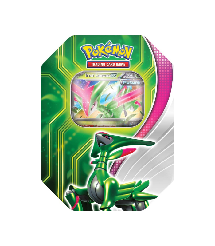 Pokemon Scarlet & Violet Paradox Clash EX Tin Iron Leaves Foto 1