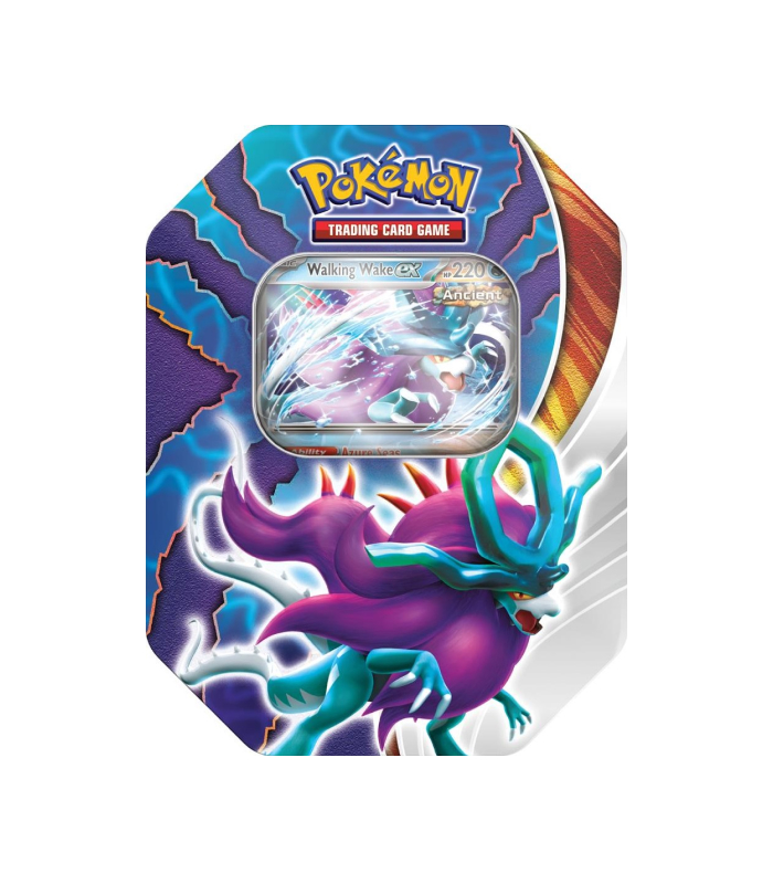 Pokemon Scarlet & Violet Paradox Clash EX Tin Walking Wake Foto 1