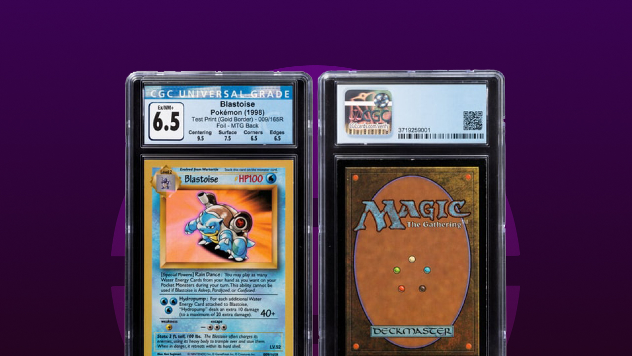 5. Magic the Gathering 1st Edition Blastoise