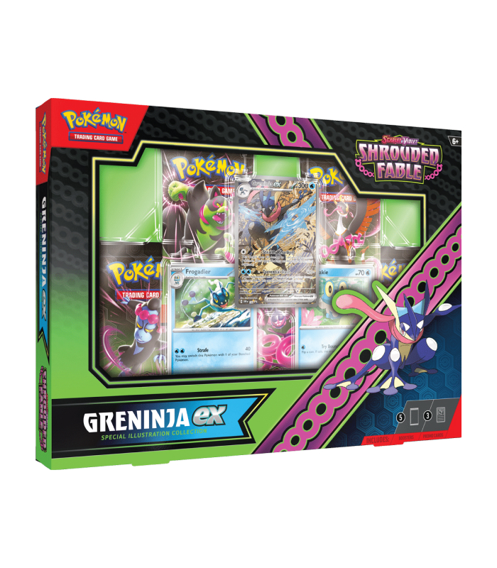 Pokémon Shrouded Fable Special Illustration Collection – Greninja ex Foto 1