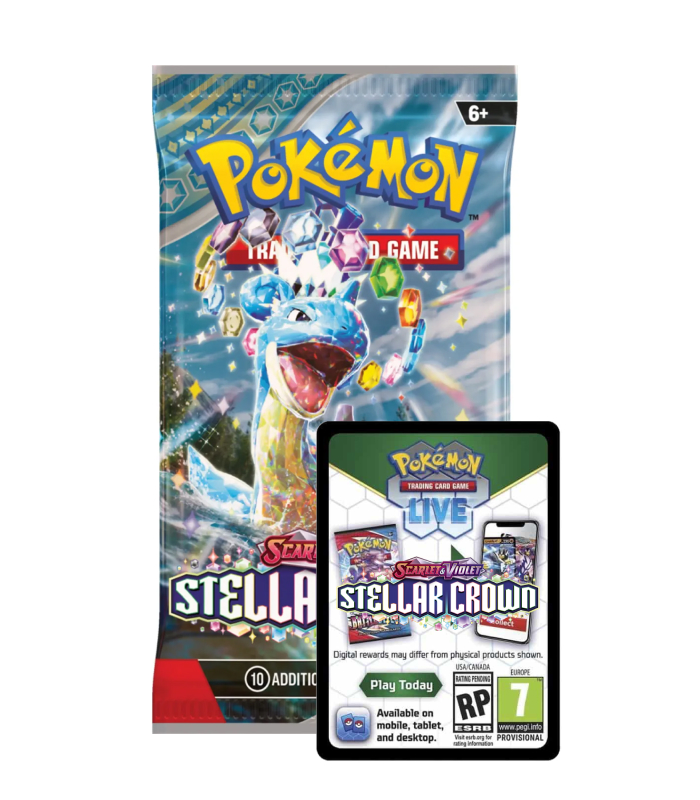 Pokemon Stellar Crown Boosterpack Foto 2