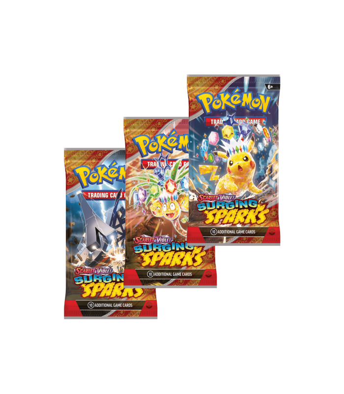 Pokemon Surging Sparks 3 pack Blister Quagsire Foto 2