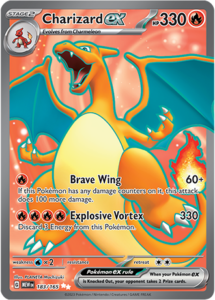 Pokemon 151 card list - Charizard EX