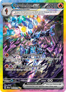 Ceruledge EX Prismatic Evolutions Card List