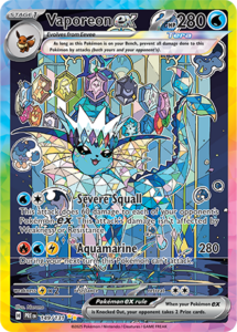 Vaporeon EX Prismatic Evolutions Card List
