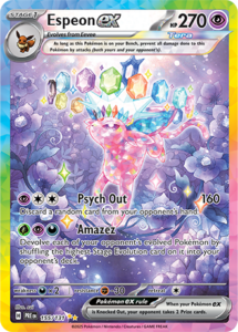 Espeon EX Prismatic Evolutions Card List