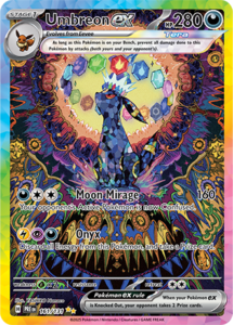 Umbreon EX Prismatic Evolutions Card List