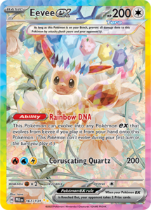 Eevee EX Prismatic Evolutions Card List