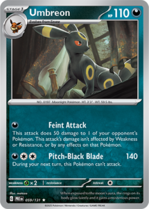 Umbreon Masterball Prismatic Evolutions Card List